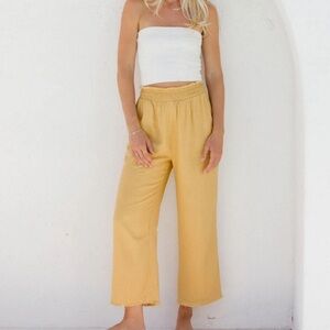 Luca Lined Linen Pants